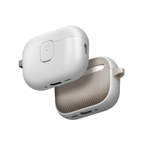 Uniq Clyde Lock case for Airpods Pro 3 - Mist Grey / Khaki