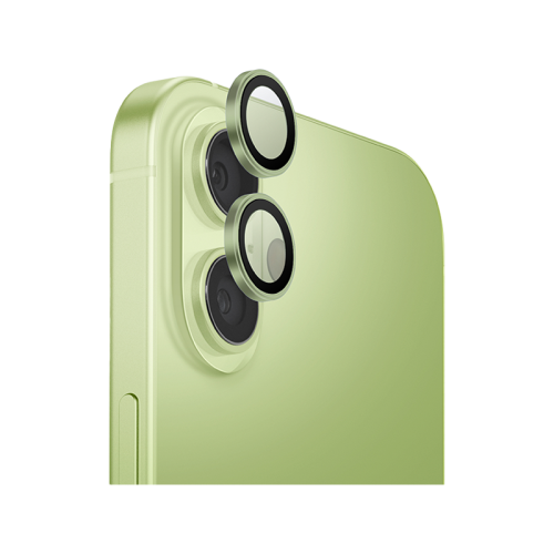 يونيك اوبتكس - حماية لعدسة الكاميرا لهاتف ايفون 17 - اخضر داستي