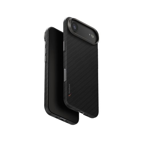 Uniq Hybrid Keva Edge MagSafe Case for iPhone Air - Carbon Black