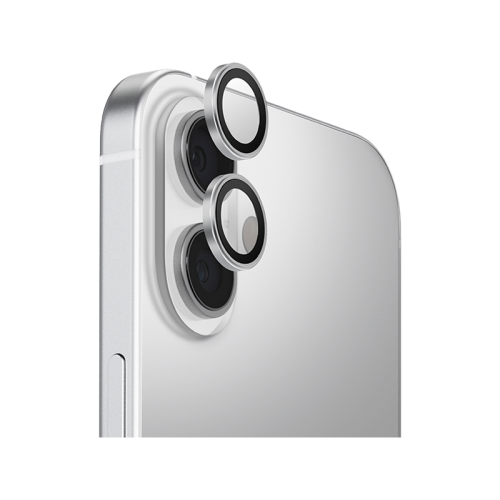 يونيك اوبتكس - حماية لعدسة الكاميرا لهاتف ايفون 17 - ستارلايت سلفر