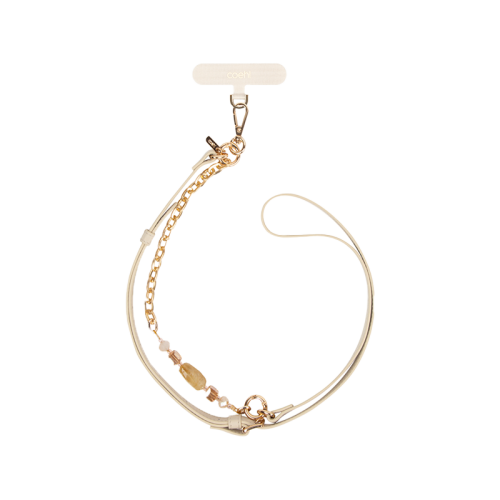 Uniq Coehl Caryne 2-In-1 Universal Lanyard & Handstrap - Cream