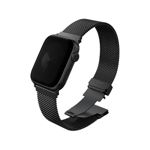 Uniq Dante Pro Self-Adjustable Mesh Steel Strap For Apple Watch 42mm - Graphite Black