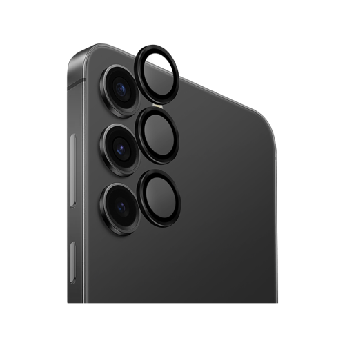 Uniq Optix Aluguard Camera Lens Protector for Samsung Galaxy S25 Plus- Midnight Black