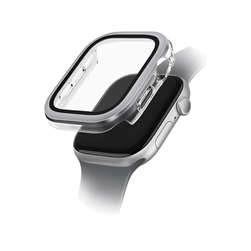 Uniq Voute Watch Case With Screen Protection for Apple Watch 46mm - Silver