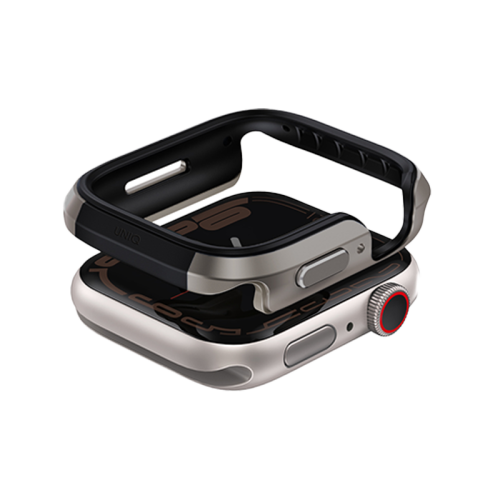 Uniq Valencia Case for Apple Watch 46MM - Titanium Silver