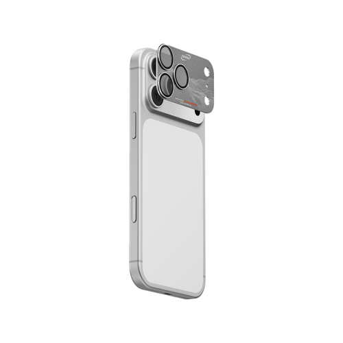 SkinArma Sonix Aluminium Camera Lens Protector for iPhone 17 Pro - Silver