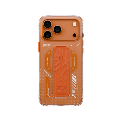 SkinArma Helio MagSafe Case With Grip Stand for iPhone 17 Pro Max - Orange