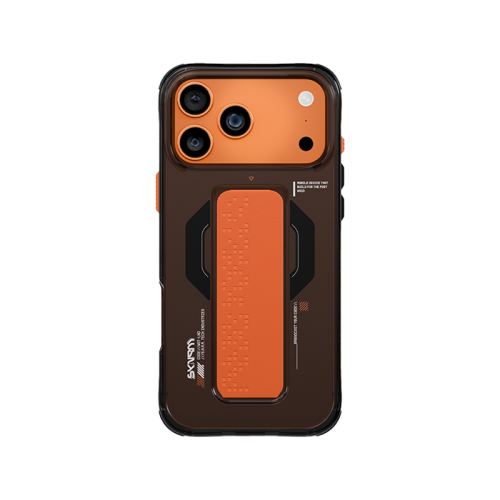 SkinArma Haxa MagSafe Case With Grip Stand for iPhone 17 Pro Max - Graphite