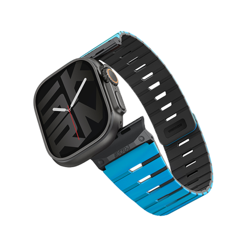SkinArma Gemini Magnetic Watch Strap for Apple Watch 49/46/45MM - Blue Black