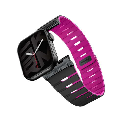 SkinArma Gemini Magnetic Watch Strap for Apple Watch 42/41/40MM - Midnight Purple