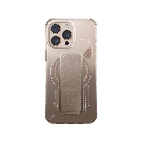 SkinArma Helio MagSafe Case With Grip Stand for iPhone 16 Pro Max - Gold