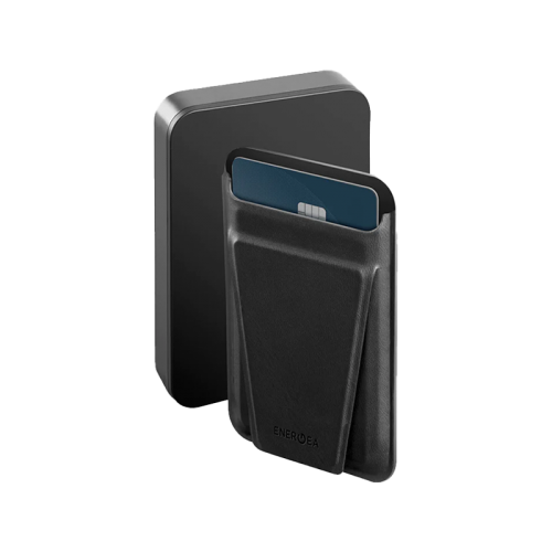 Energea MagWallet Card With MagPlus 10000mAh Power Bank - Gunmetal