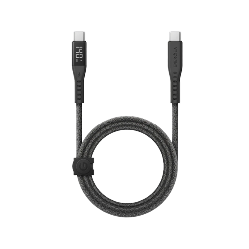 Energea Flow 480mbps USB-C to Lightning Display Cable 1.5M - Black