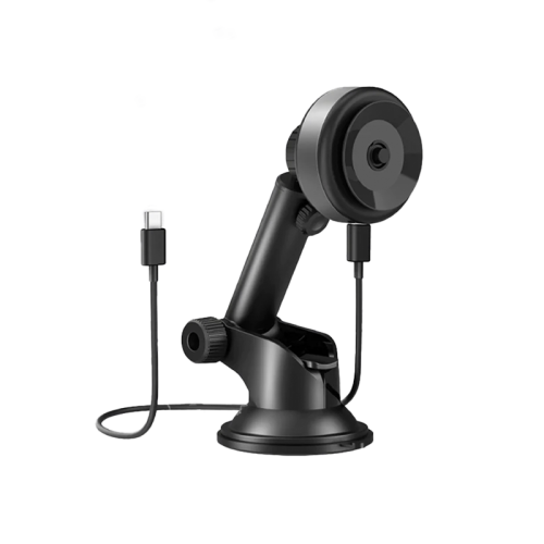 Energea Airlock 15W MagSafe Charging Vacuum Phone Mount - Gunmetal