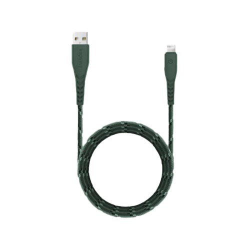 Energea Nyloflex USB-A to Lightning Cable 1.5M - Green