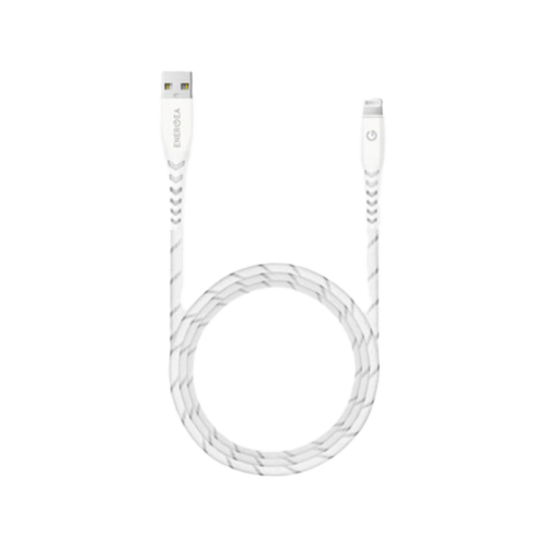 Energea Nyloflex USB-A to Lightning Cable 1.5M - White