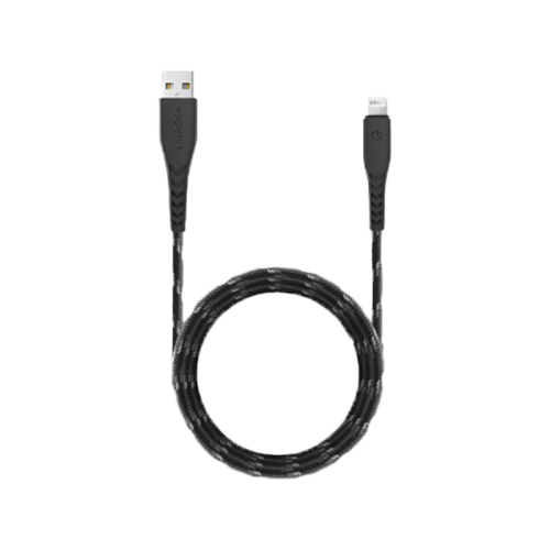 Energea Nyloflex USB-A to Lightning Cable 1.5M - Black