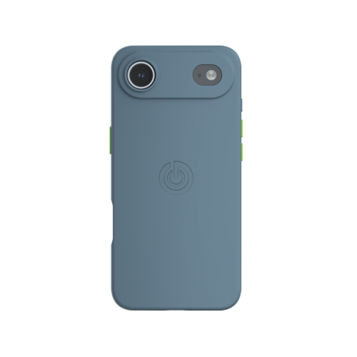 جوي - كفر حماية مغناطيسي مع قضبان مغناطيسية لهاتف ايفون اير + مسكة مغناطيسية - رمادي