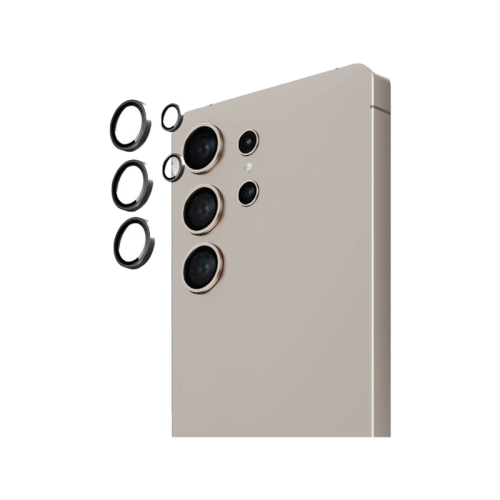 Smart Premium Camera Lens Protector for Samsung Galaxy S25 Ultra - Black