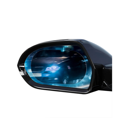 Baseus 0.15mm Rainproof Filim for Car Rear-View Mirror Oval (2 PCS) - Transparent