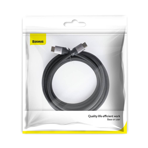 Baseus Enjoyment Series 4K HDMI to HDMI Cable 3M - Dark Grey