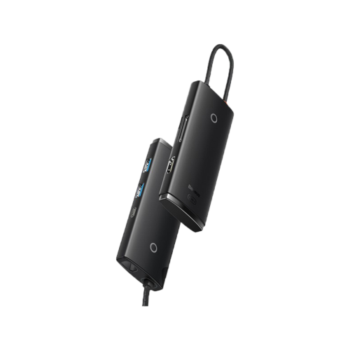 Baseus Lite Series 6-Port Hub - Black