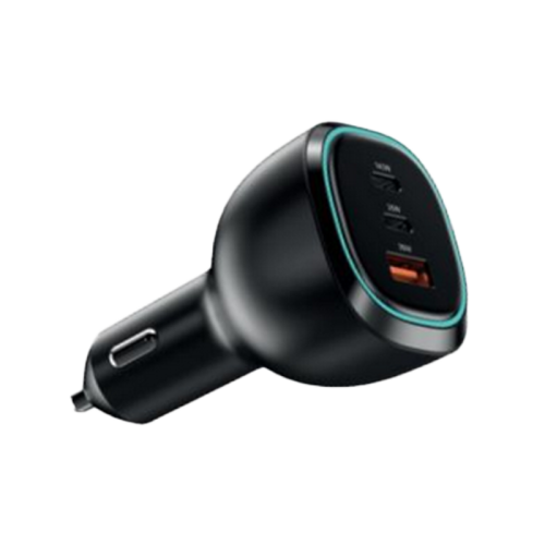 Engage 2 - Port USB-C PD and 1 - Port USB-A 165W Car Charger - Black
