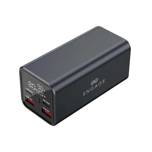 Engage 100W PD 20000mAh Power Bank With LED Display - Black