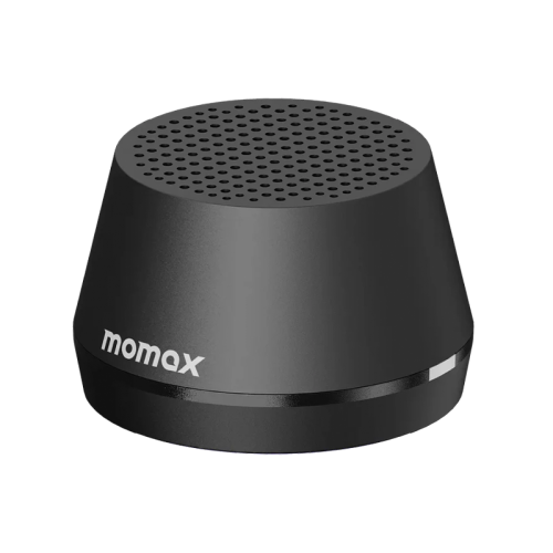 مومكس ون-فايب جو – مكبر صوت بلوتوث مغناطيسي محمول لاسلكي بالكامل - أسود