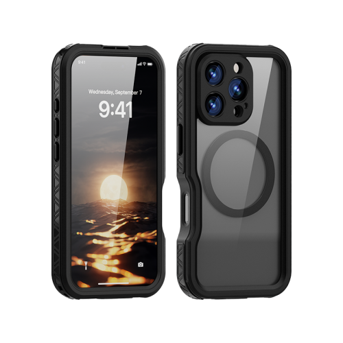 ShellBox GT MagSafe With Water Proof Case for iPhone 16 Pro - Black