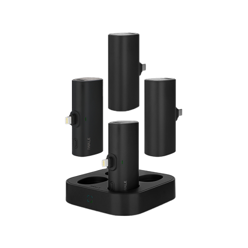 iWalk LinkPod 4 in 1 4500mAh Power Bank Station - Black