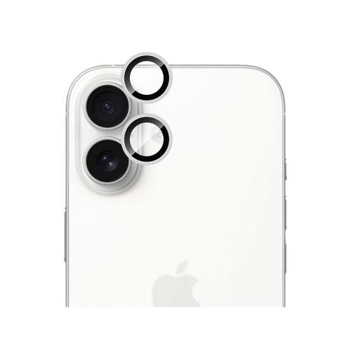 التورو - حلقات معدنية فردية لحماية عدسة الكاميرا لهاتف ايفون 17 - سلفر