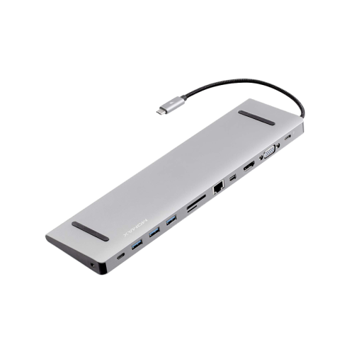 Momax One Link 12 in 1 USB-C Hub - Grey