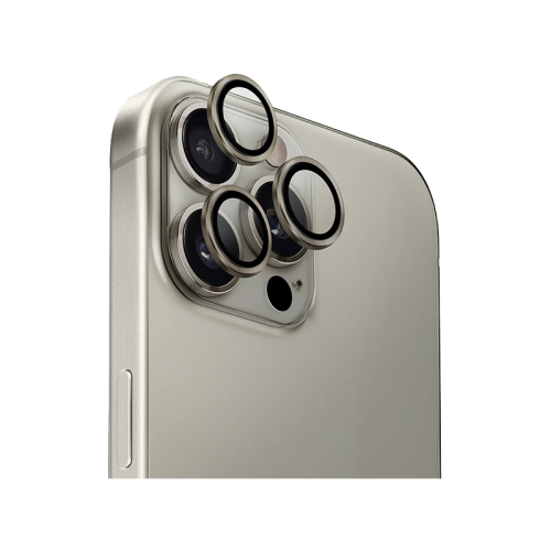 Uniq Optix Camera Lens Protector for iPhone 16 Pro & 16 Pro Max – Titanium Grey