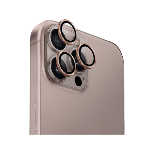 Uniq Optix Camera Lens Protector for iPhone 16 Pro & 16 Pro Max – Taupe Gold