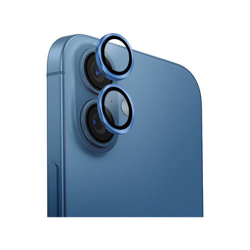 Uniq Optix Camera Lens Protector for iPhone 16 & 16 Plus – Pearl Blue