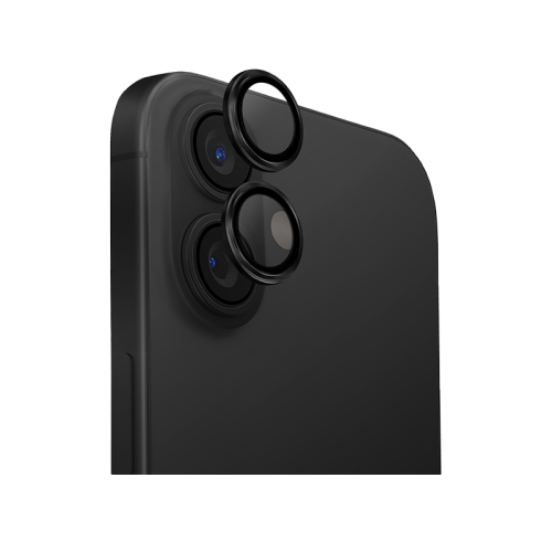 Uniq Optix Camera Lens Protector for iPhone 16 & 16 Plus – Midnight Black