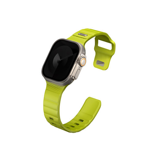 Uniq Stride FKM Strap for Apple Watch 49/45/44mm - Lime Green