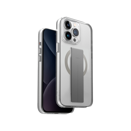 Uniq Hybrid Heldro Mag Case for iPhone 15 Pro Max - Lucent Clear