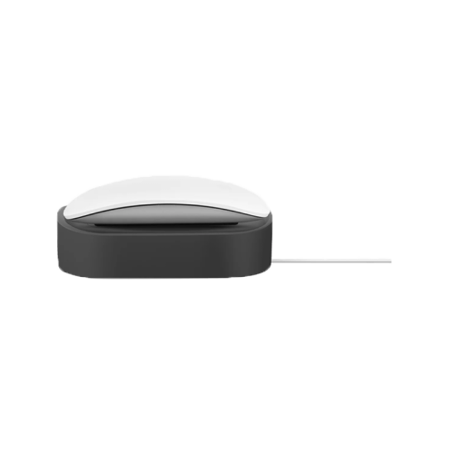 Uniq Nova Compact Magic Mouse Dock With Cable Loop - Charcoal Dark Grey