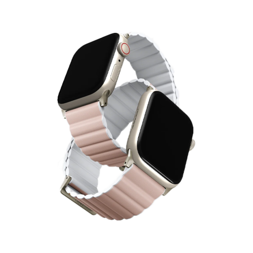 Uniq Revix Premium Edition Reversible Strap For Apple Watch 38/40/41mm - Blush Pink / White