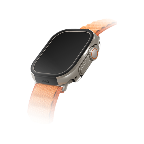 Uniq Valencia Watch Case for Apple Watch Ultra 49mm - Titanium Silver