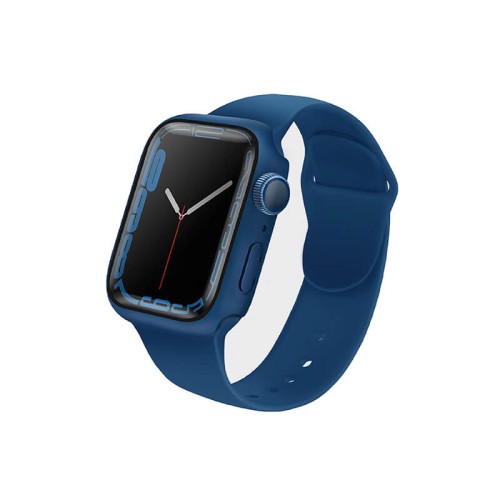 Uniq Legion Case With Screen Protection for Apple Watch 45mm - Cobalt Blue