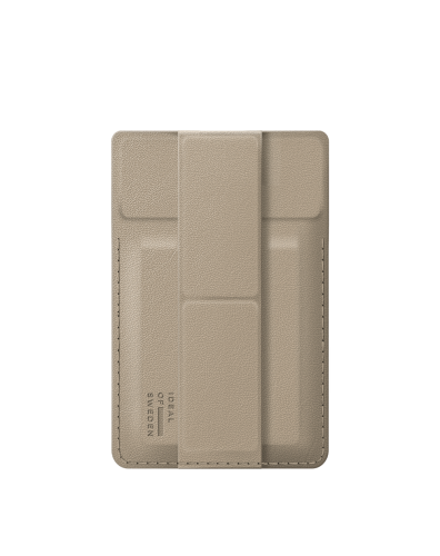 iDeal Of Sweden Wallet MagSafe Card Holder With Grip Stand - Beige