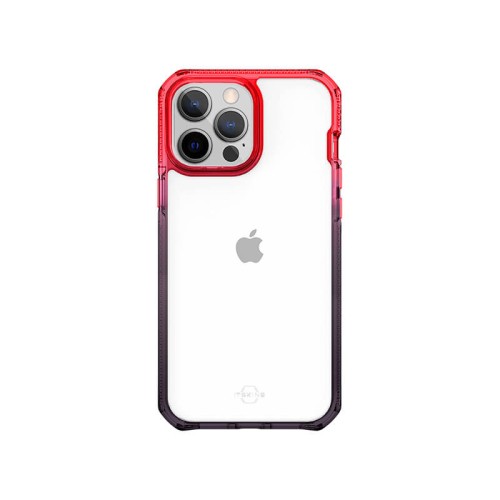 ITSKINS Supreme Prism Case for iPhone 13 Pro - Coral and Black