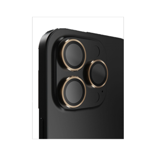 BodyGuardz Apex Individual Camera Lens Protector for iPhone 16 Pro & 16 Pro Max - Gold