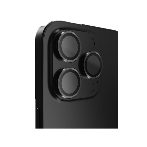 BodyGuardz Apex Individual Camera Lens Protector for iPhone 16 Pro & 16 Pro Max - Black