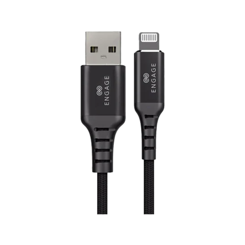Engage USB-A to Lightning Cable 1m - Black