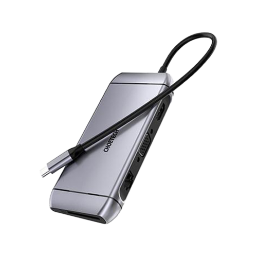 Choetech 9 in 1 USB-C Hub - Silver