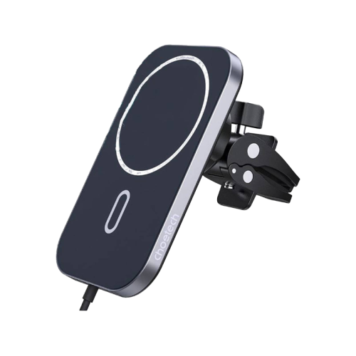 تشويتك - شاحن سيارة مغناطيسي لاسلكي - اسود